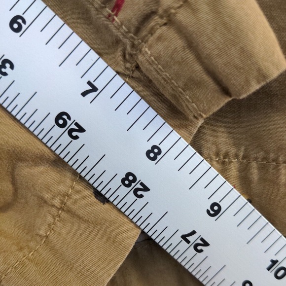 Eddie Bauer Men's Chino Shorts Tan Size 40 100% Cotton Slash Pockets Fishing - Picture 9 of 11